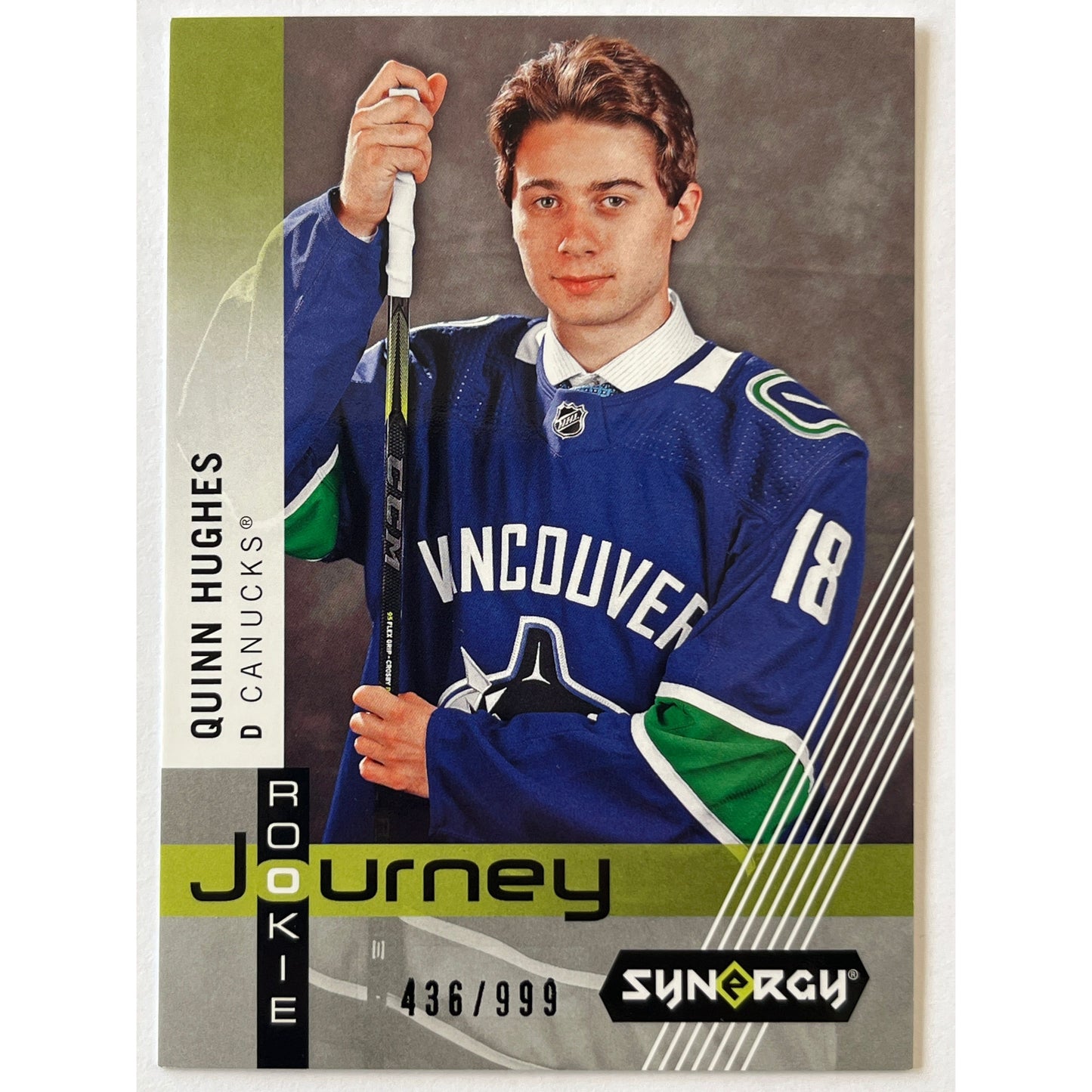 2019-20 Synergy Quinn Hughes Rookie Journey /999