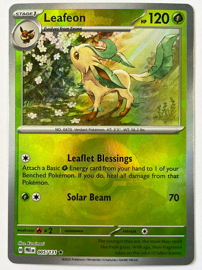 Leafeon Pokéball Holo Rare 005/131