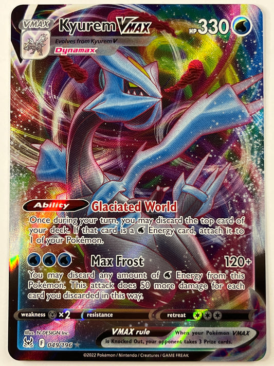 Kyurem VMAX Holo Ultra Eare 049/196