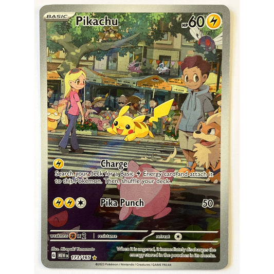 Pikachu Holo Illustration Rare 173/165