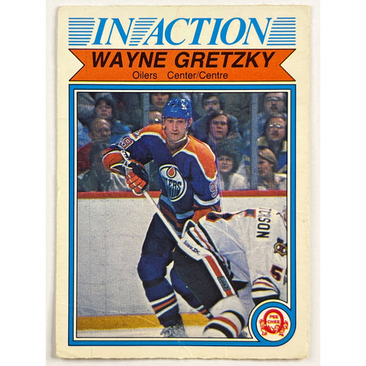 1982-83 O-Pee-Chee Wayne Gretzky In Action #107