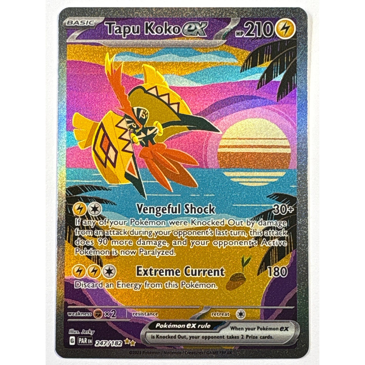 Tapu Koko ex Holo Special Illustration Rare 247/182