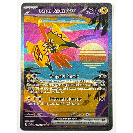 Tapu Koko ex Holo Special Illustration Rare 247/182 | Local Legends Cards & Collectibles