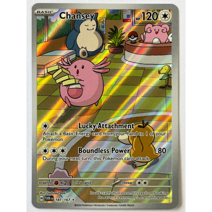 Chansey Holo Illustration Rare 187/167