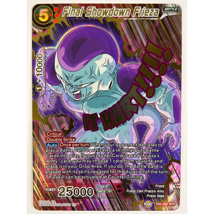 Final Showdown Frieza Holo Special Rare Tb3 2 | Local Legends Cards & Collectibles
