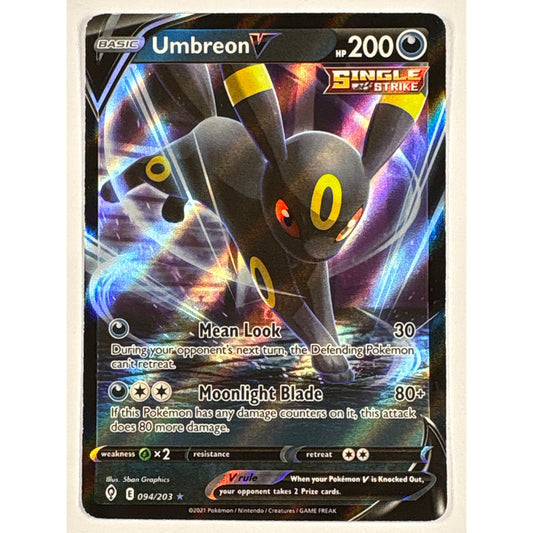 Umbreon V Holo Ultra Rare 094/203 | Local Legends Cards & Collectibles