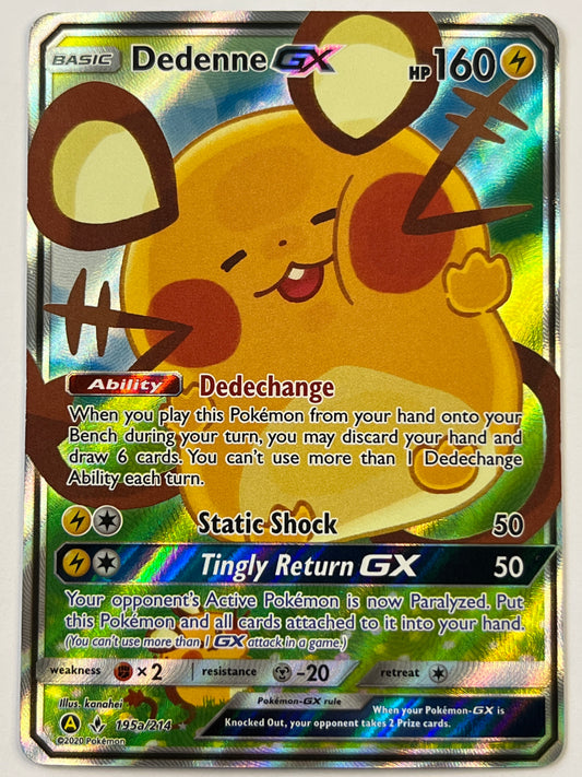 Dedenne GX Holo Ultra Rare Promo 195a/214