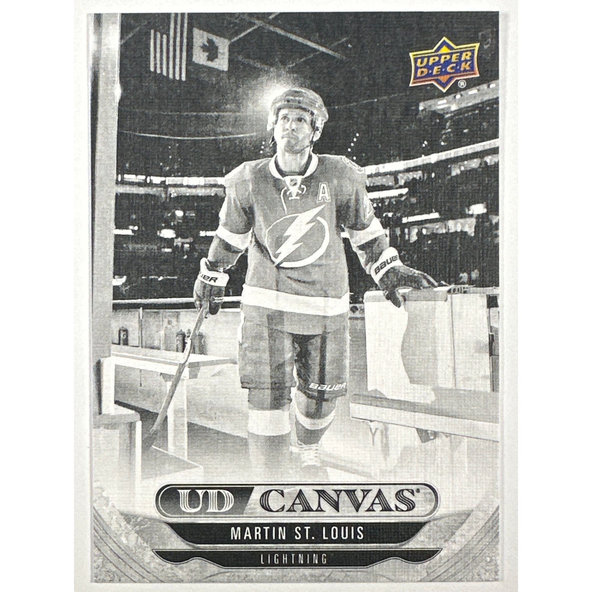2024-25 Upper Deck Extended Series Martin St. Louis UD Canvas Legends Black & White | Local Legends Cards & Collectibles