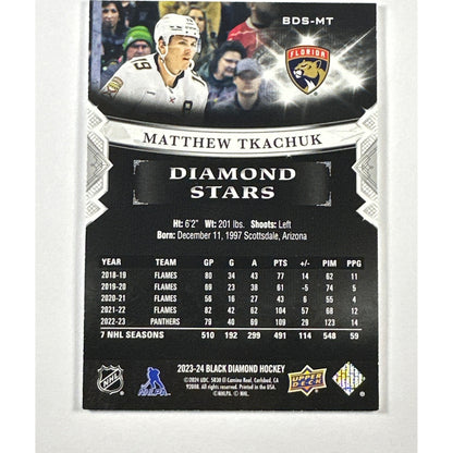 2023-24 Black Diamond Matthew Tkachuk Diamond Stars /299 | Local Legends Cards & Collectibles