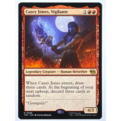 Casey Jones, Vigilante Non-Foil Rare 0088 | Local Legends Cards & Collectibles