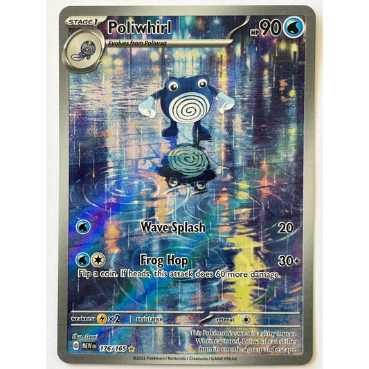 Poliwhirl Holo Illustration Rare 176/165