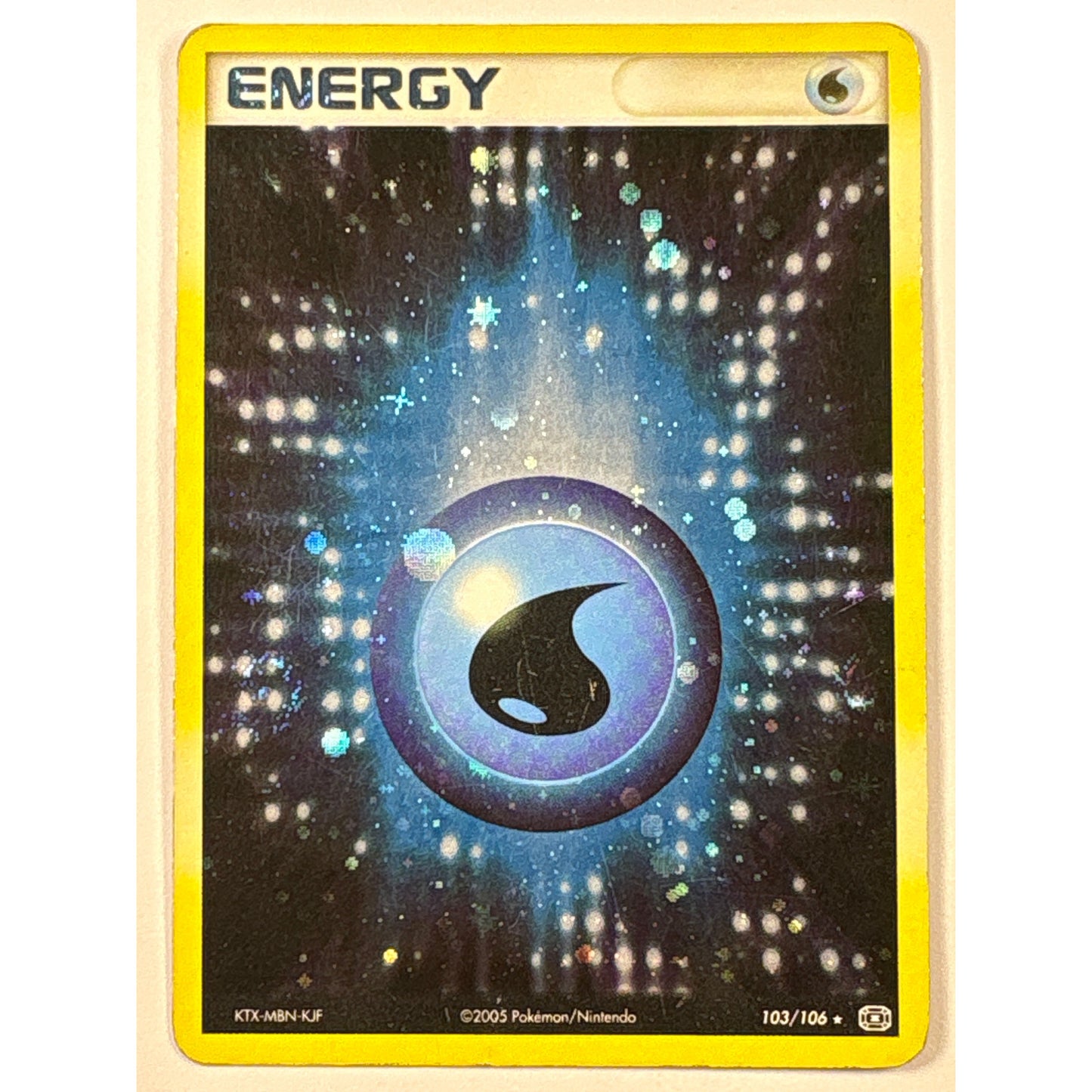 Water Energy Holo Rare 103/106 | Local Legends Cards & Collectibles