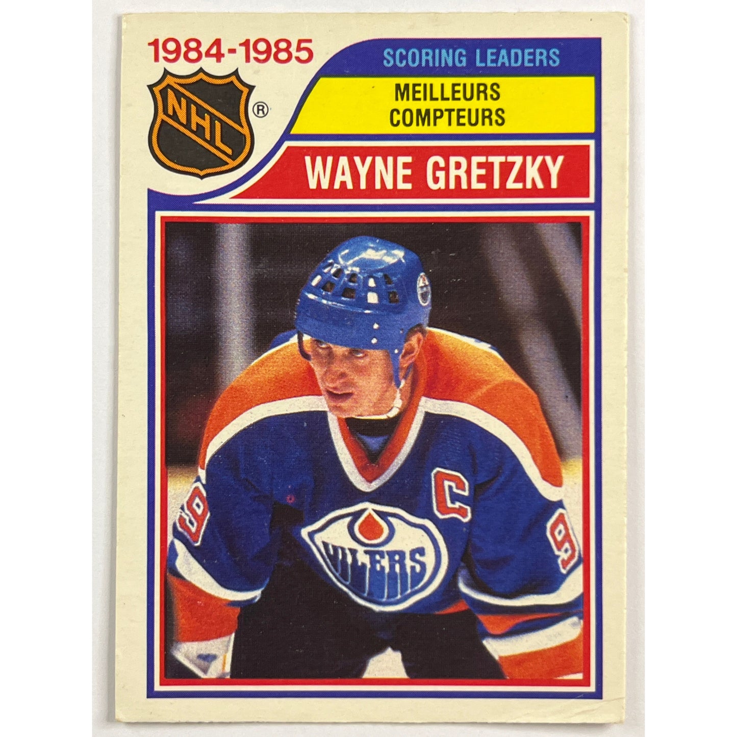 1985-86 O-Pee-Chee Wayne Gretzky Scoring Leaders  #259