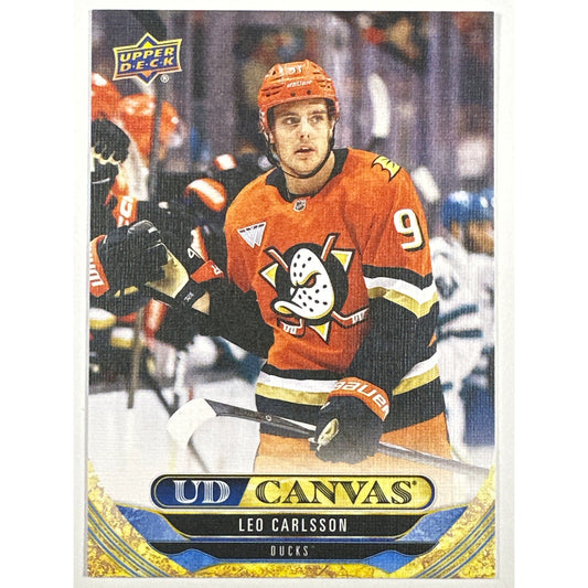 2024-25 Upper Deck Extended Series Leo Carlsson UD Canvas | Local Legends Cards & Collectibles