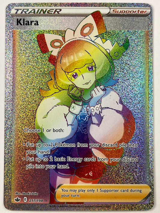 Klara Holo Rainbow Rare 217/198