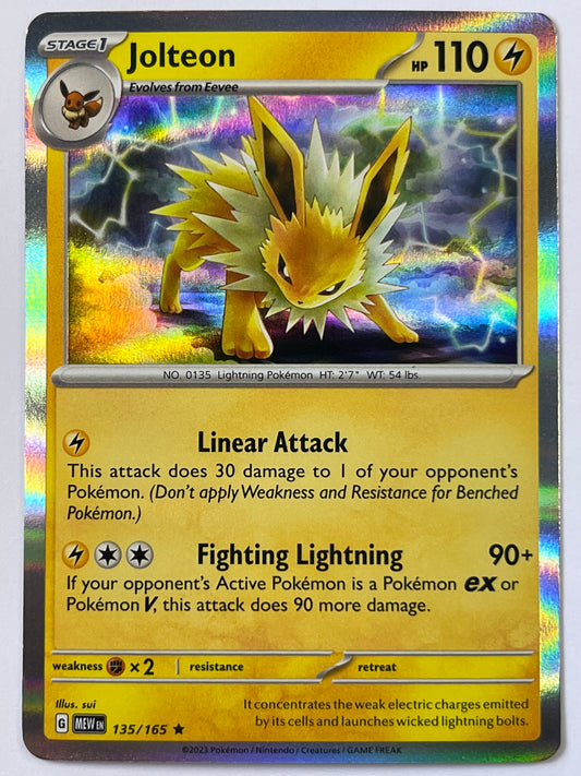 Jolteon Holo Rare 135/165