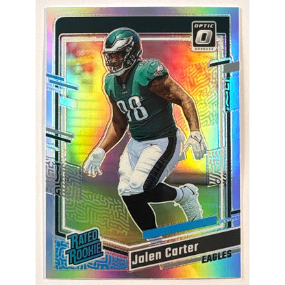 2023 Donruss Optic Jalen Carter Silver Holo Rated Rookie | Local Legends Cards & Collectibles