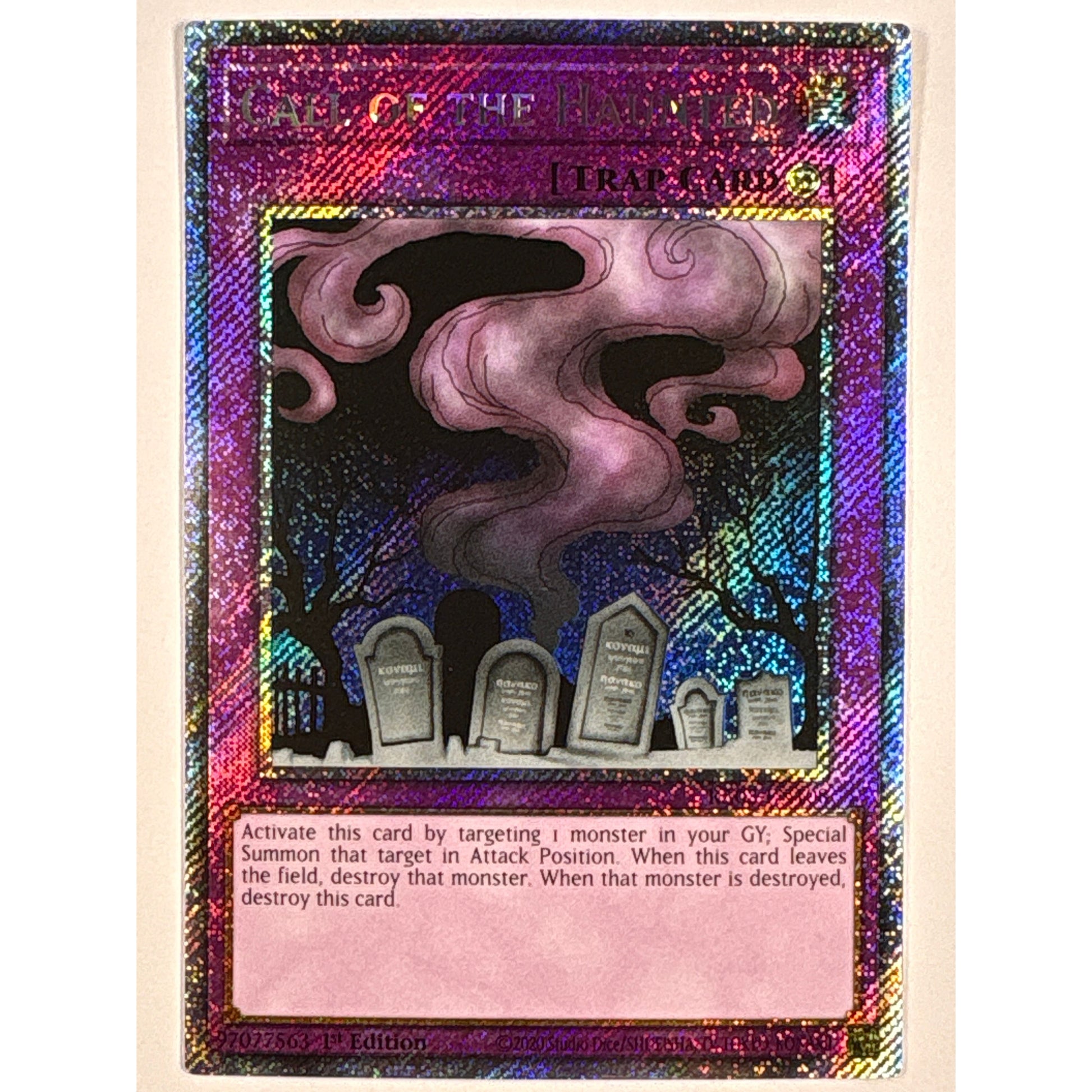 Call of the Haunted Platinum Secret Rare RA03-EN108 | Local Legends Cards & Collectibles