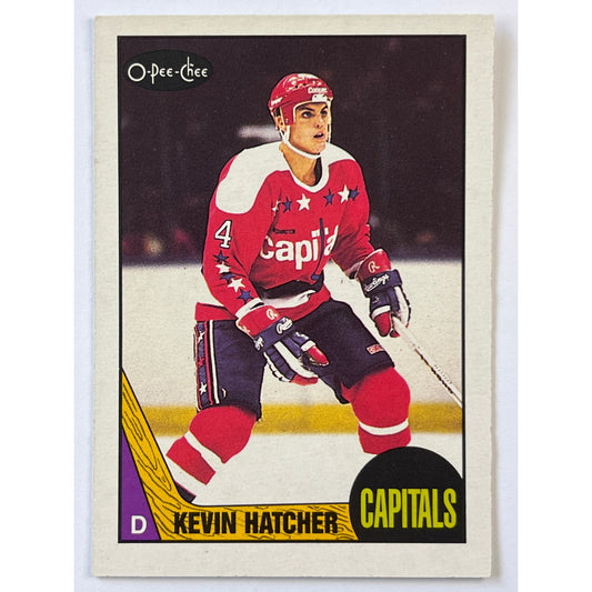 1987-88 O-Pee-Chee Kevin Hatcher RC