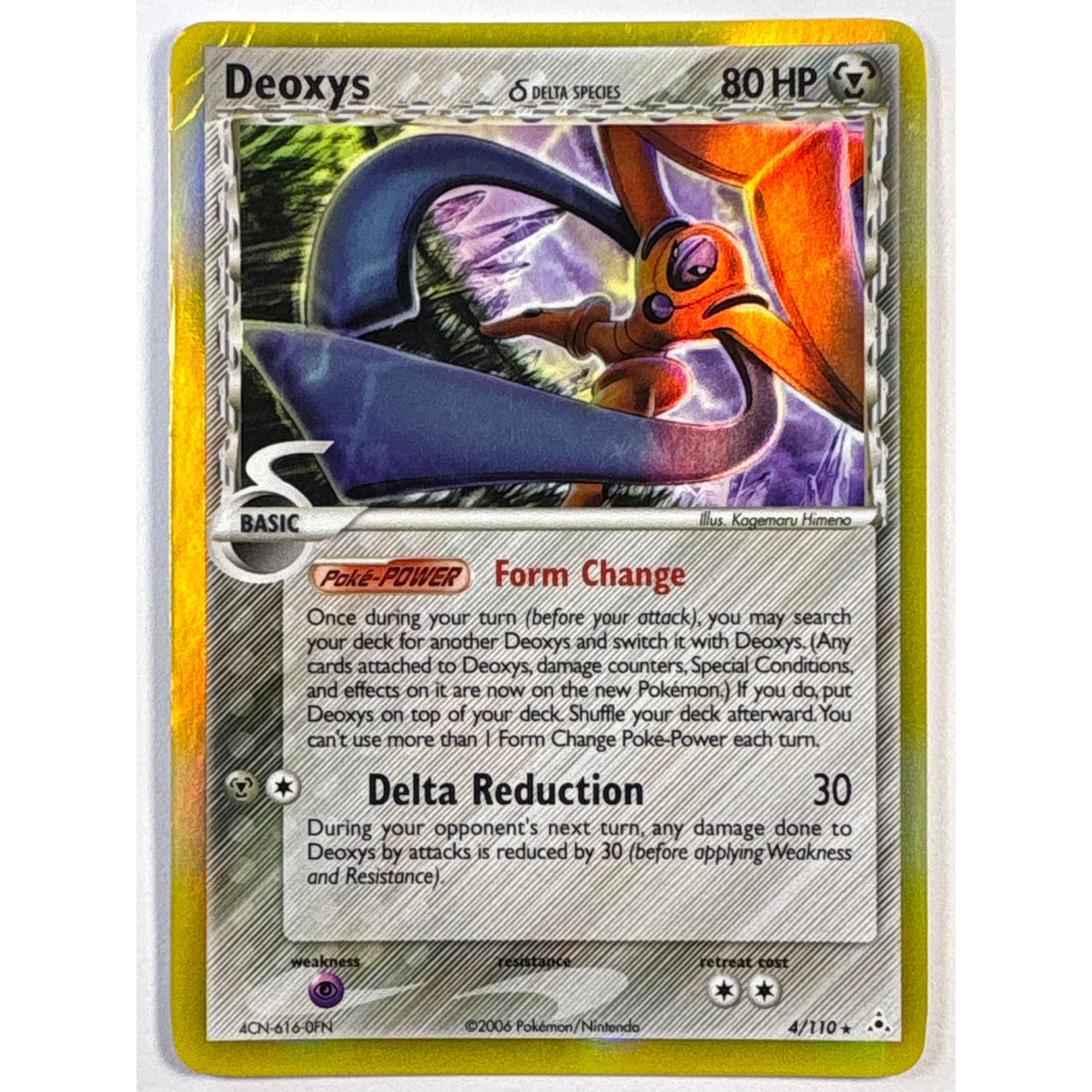 Deoxys Reverse Holo Rare 4/110 | Local Legends Cards & Collectibles