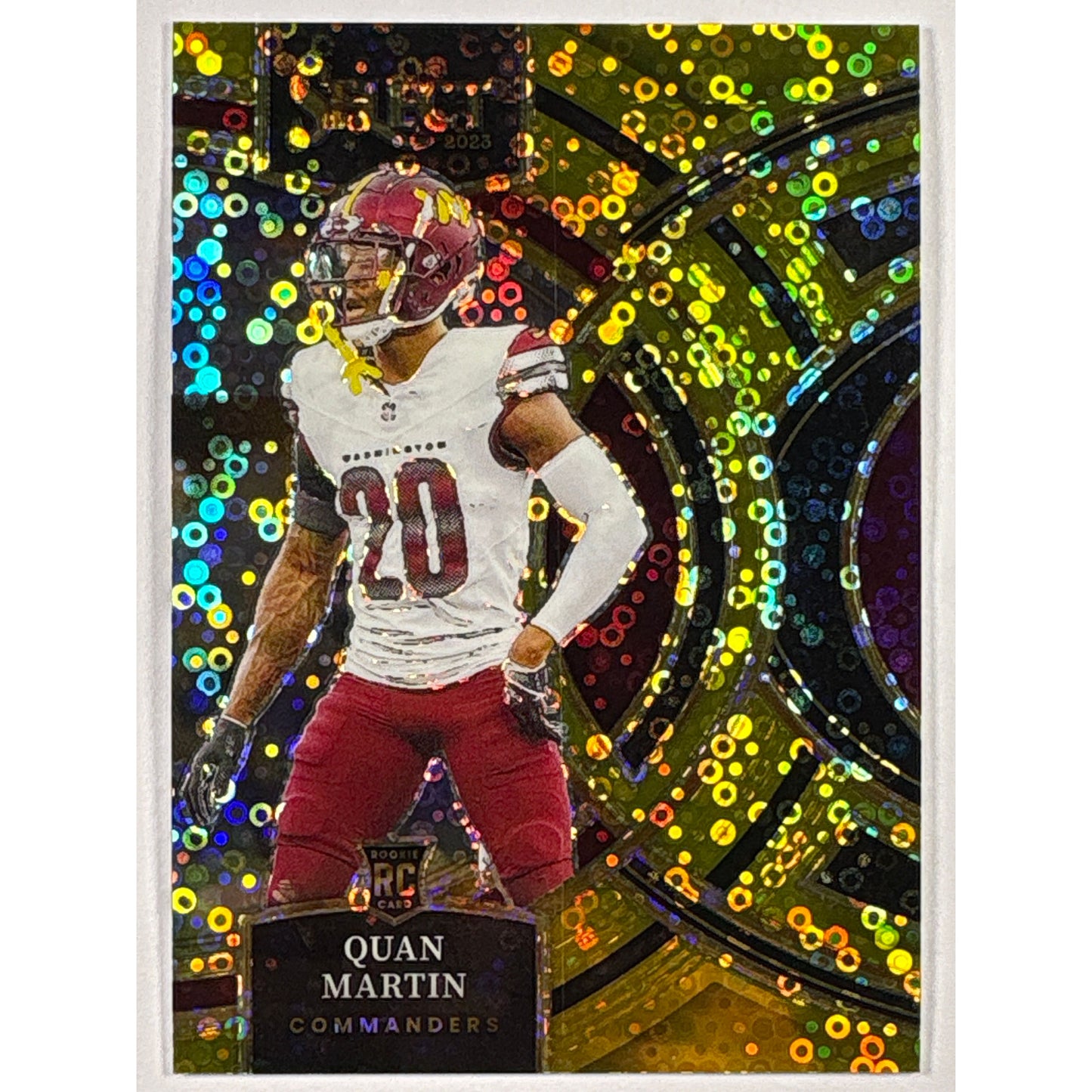 2023 Select Quan Martin Premier Level Gold Disco Prizm /10 | Local Legends Cards & Collectibles