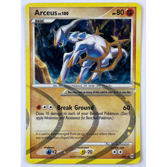 Arceus Lv. 100 Holo Rare Promo AR8