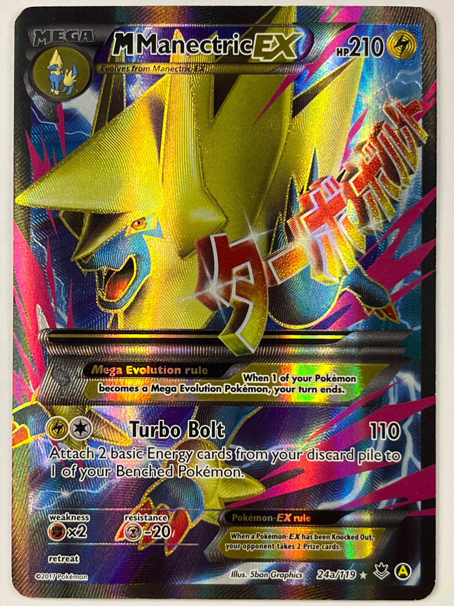 M Manectric EX Holo Ultra Rare Promo 24a/119