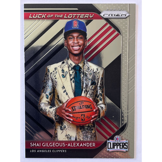 2018-19 Prizm Shai Gilgeous-Alexander Luck Of The Lottery RC