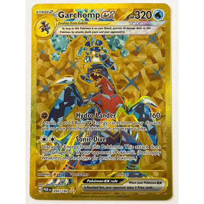 Garchomp EX Holo Hyper Rare 260/182