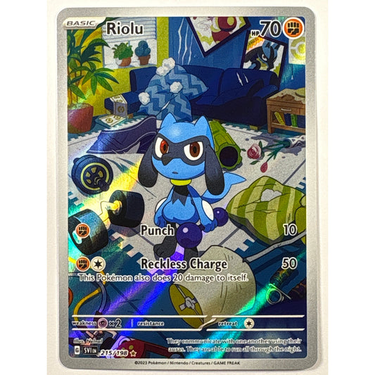 Riolu Holo Illustration Rare 215/198 | Local Legends Cards & Collectibles
