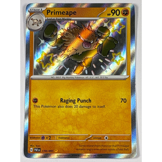 Primeape Holo Shiny Rare 170/091