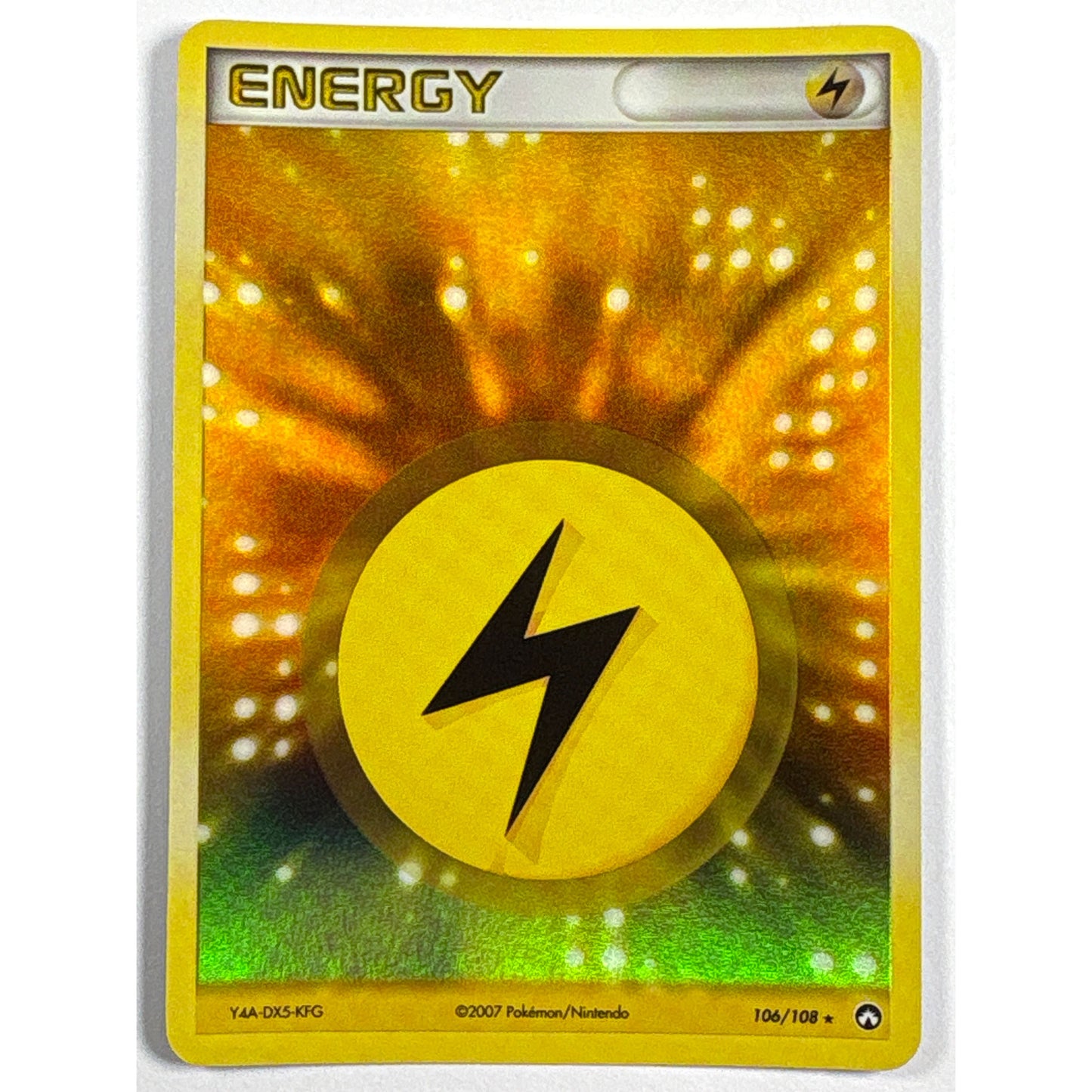 Lightning Energy Holo Rare 106/108