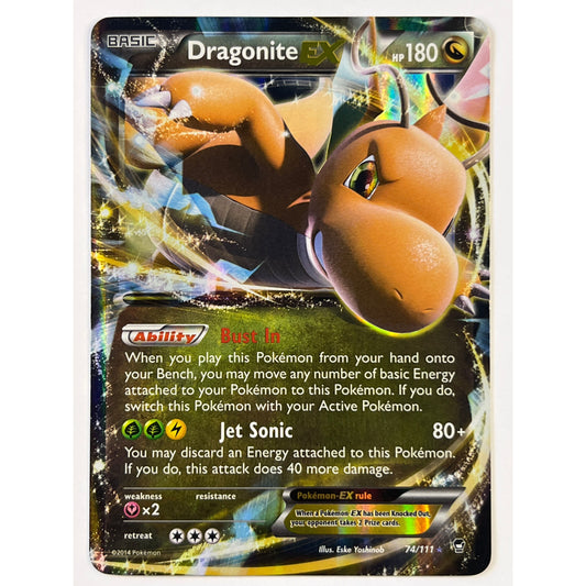 Dragonite EX Holo Ultra Rare 74/111