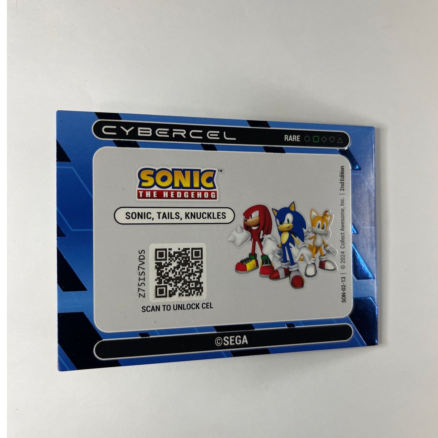 3D Booklet Sonic,Tails, Knuckles Non Holo Rare 13 | Local Legends Cards & Collectibles