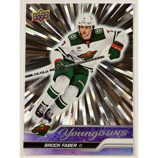 2023-24 Series 1 Brock Faber Outburst Young Guns SP