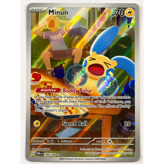 Minun Holo Illustration Rare 194/182