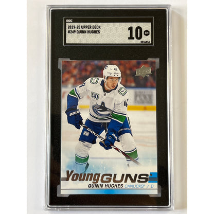 2019-20 Series 1 Quinn Hughes Young Guns SGC 10 GEM MINT