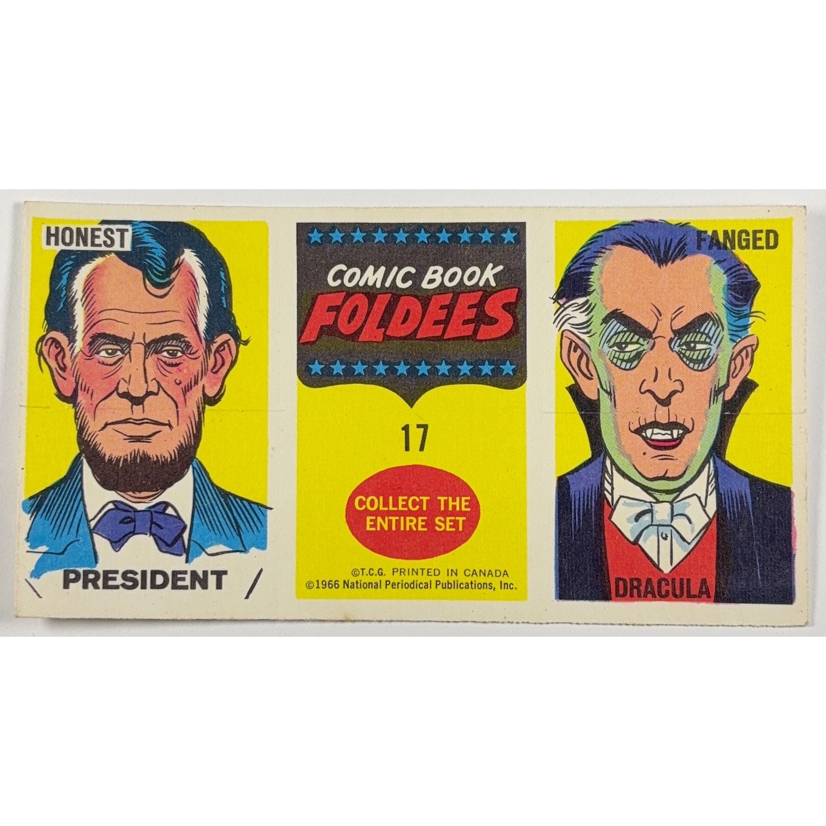 1966 Topps Comic Book Foldees Batman RC | Local Legends Cards & Collectibles
