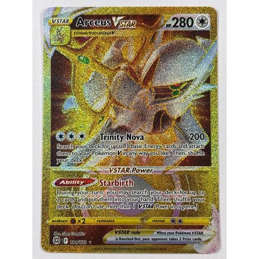 Arceus VSTAR Holo Gold Secret Rare 184/172 | Local Legends Cards & Collectibles