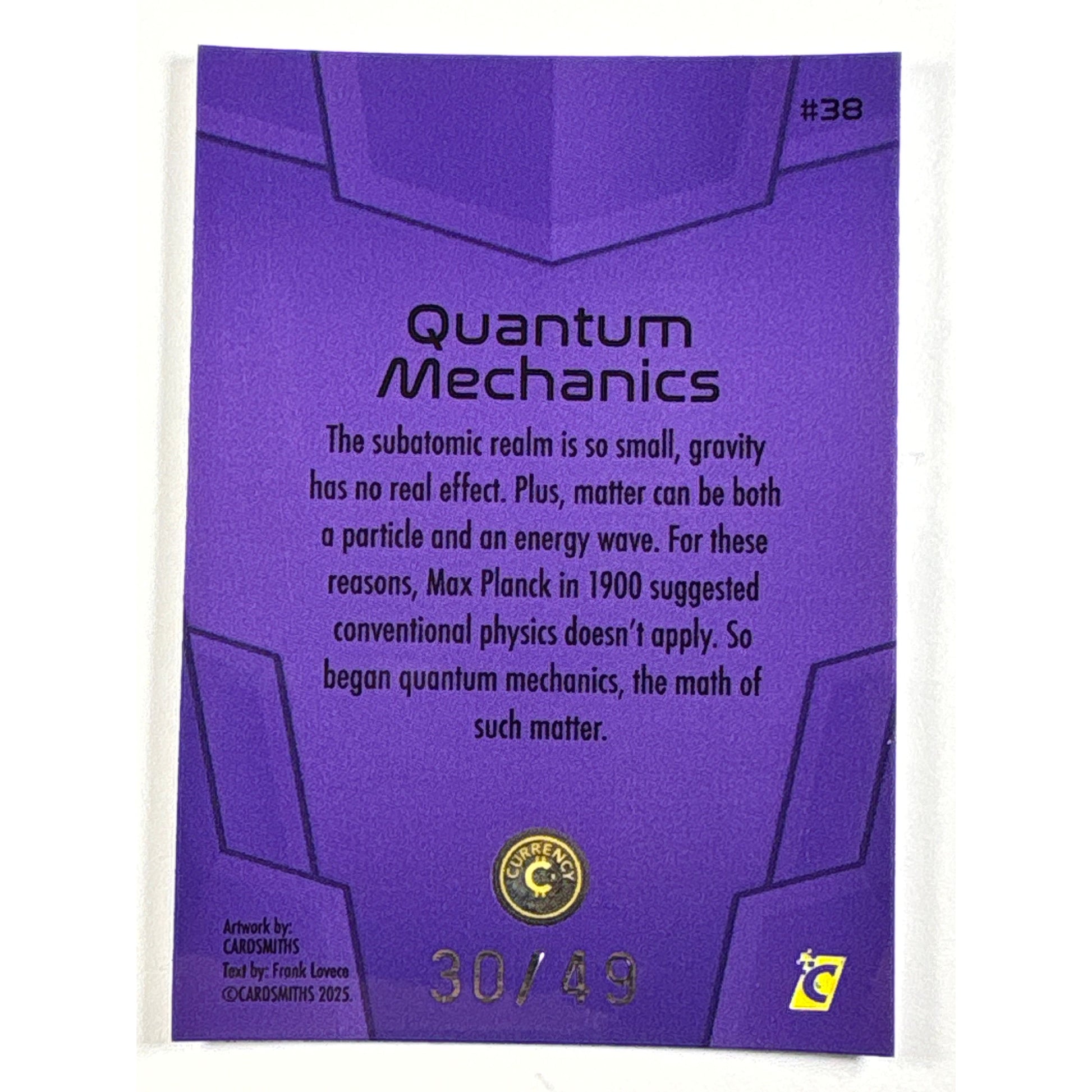 2025 Cardsmiths Quantum Mechanics Amethyst Holo /49 | Local Legends Cards & Collectibles