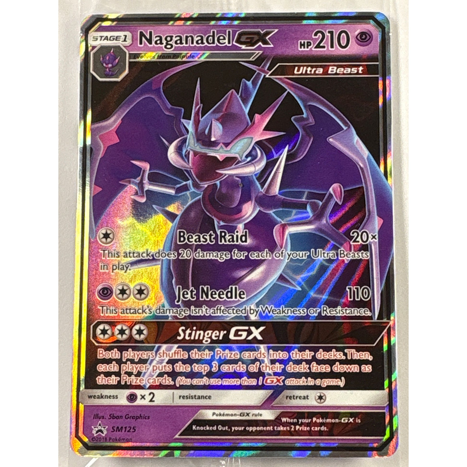 *Sealed Naganadel GX Holo Black Star Promo SM125 | Local Legends Cards & Collectibles