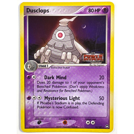 *Stamped Dusclops Reverse Rare 14/108 | Local Legends Cards & Collectibles