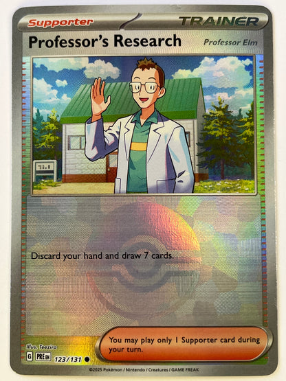 Professor’s Research Pokéball Holo 123/131