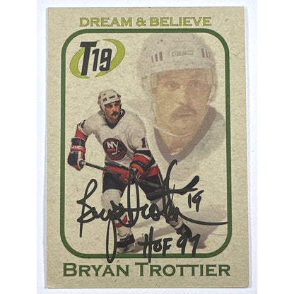 Call 2 Recycle Bryan Trottier Inscribed Autograph | Local Legends Cards & Collectibles