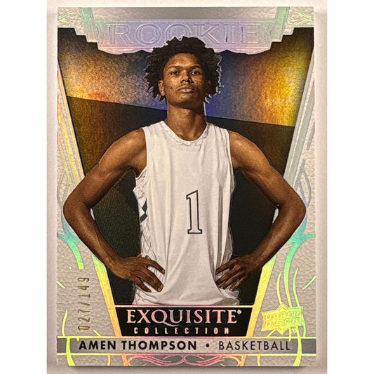 2023 Upper Deck Exquisite Collection Amen Thompson Rookie /149 | Local Legends Cards & Collectibles