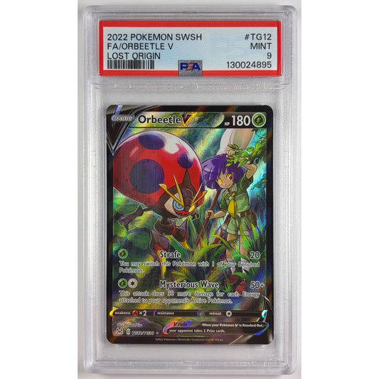 Orbeetle V Holo Rare TG12/TG30 PSA 9 MINT | Local Legends Cards & Collectibles
