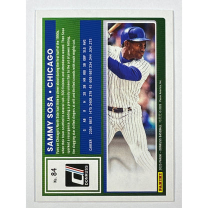 2025 Donruss Sammy Sosa 💯 Emoji | Local Legends Cards & Collectibles