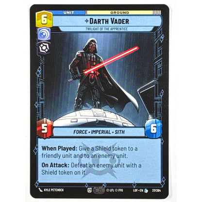 Star Wars Unlimited Darth Vader Twilight of the Apprentice | Local Legends Cards & Collectibles