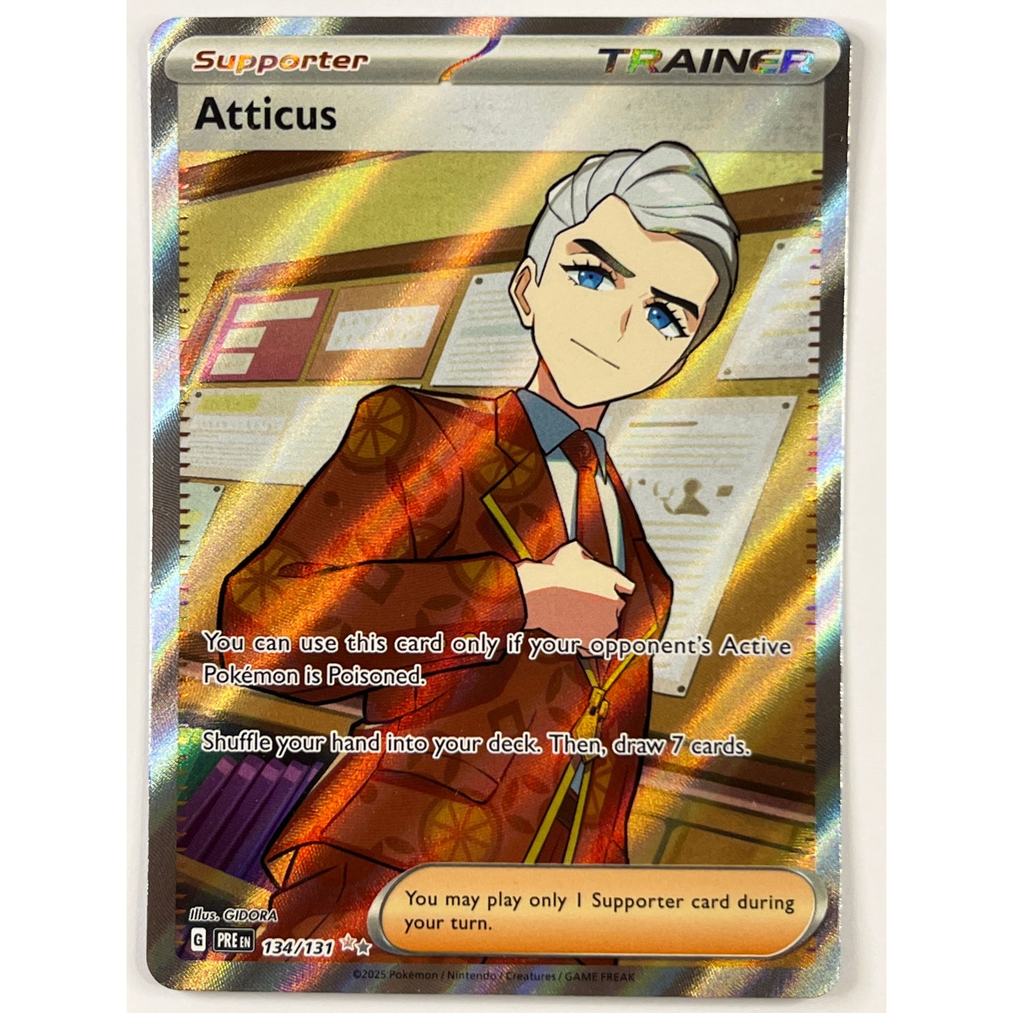 Atticus Holo Ultra Rare 134/131