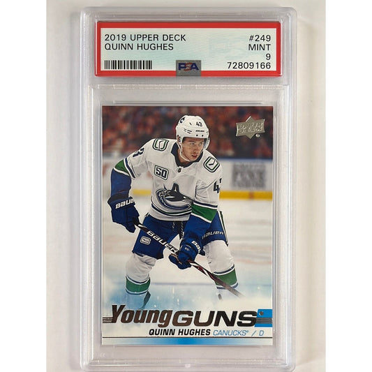 2019-20 Series 1 Quinn Hughes Young Guns PSA 9 MINT